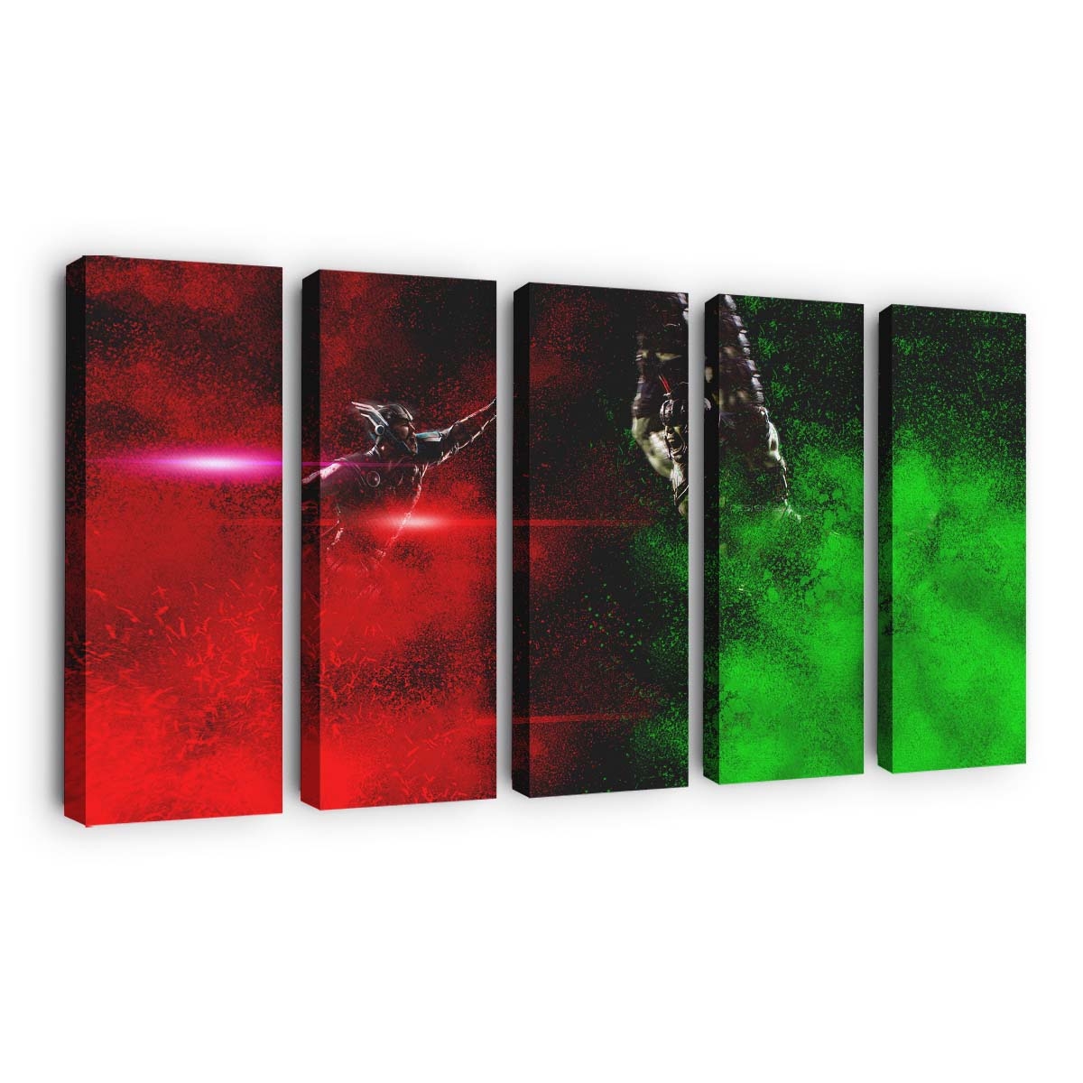 Thor And Hulk In Thor Ragnarok Leinwandbilder | Wanddeko