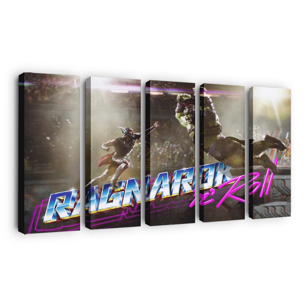 Thor And Hulk In Thor Rangnarok 2017 Leinwandbilder | Wanddeko