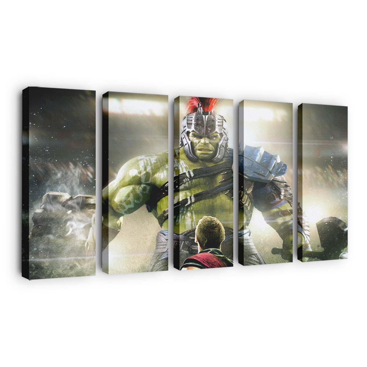 Thor And Hulk In Thor Rangnarok Leinwandbilder | Wanddeko