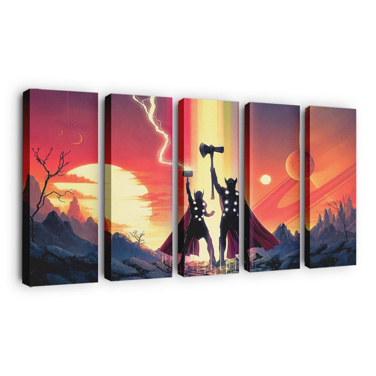 Thor Love And Thunder Fan Movie Art Leinwandbilder | Wanddeko