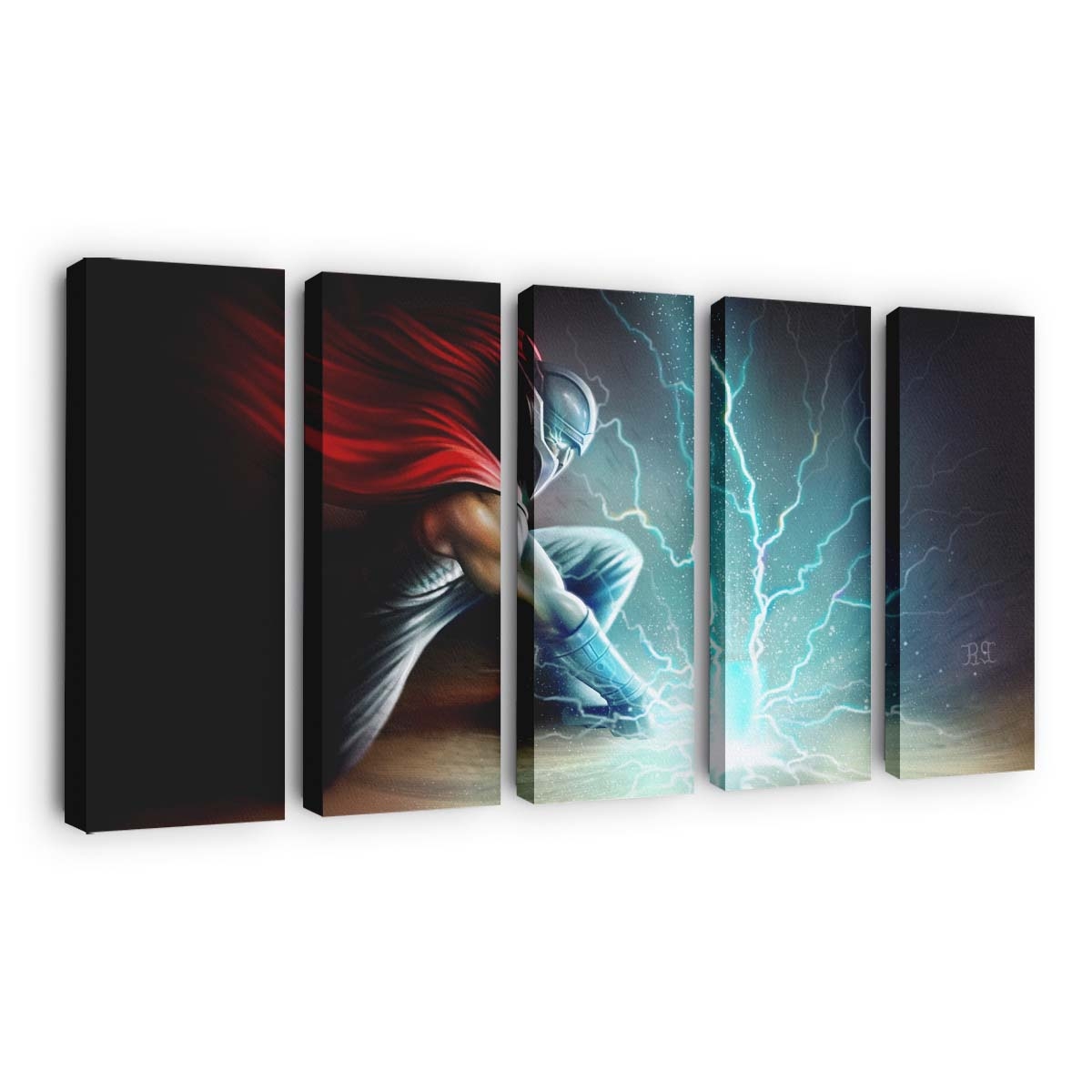 Thor Thunder Hammer Art Leinwandbilder | Wanddeko