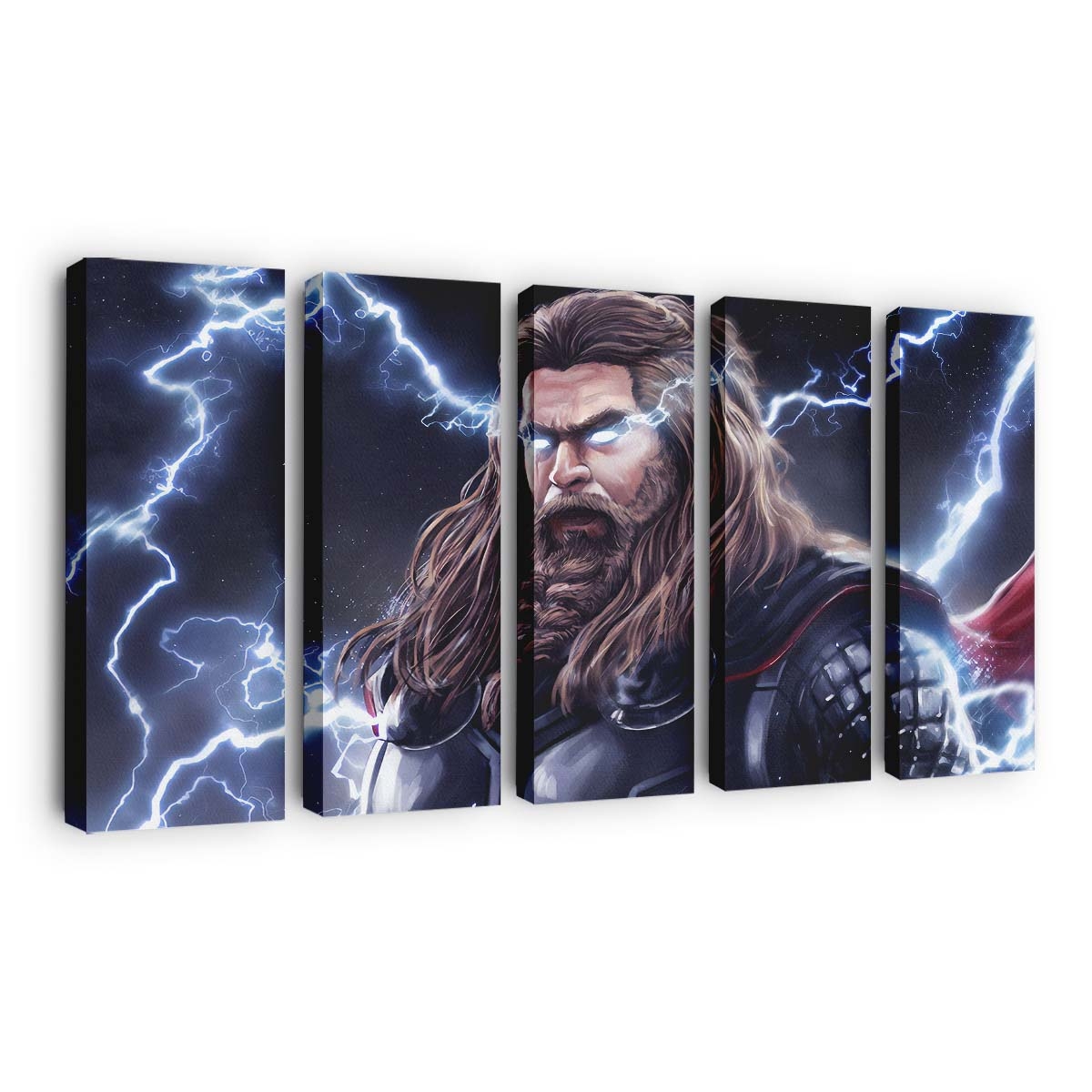 Thor Thunder Lighting Leinwandbilder | Wanddeko