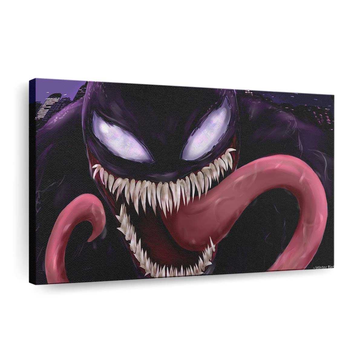 Venom Digital Artwork Leinwandbilder | Wanddeko