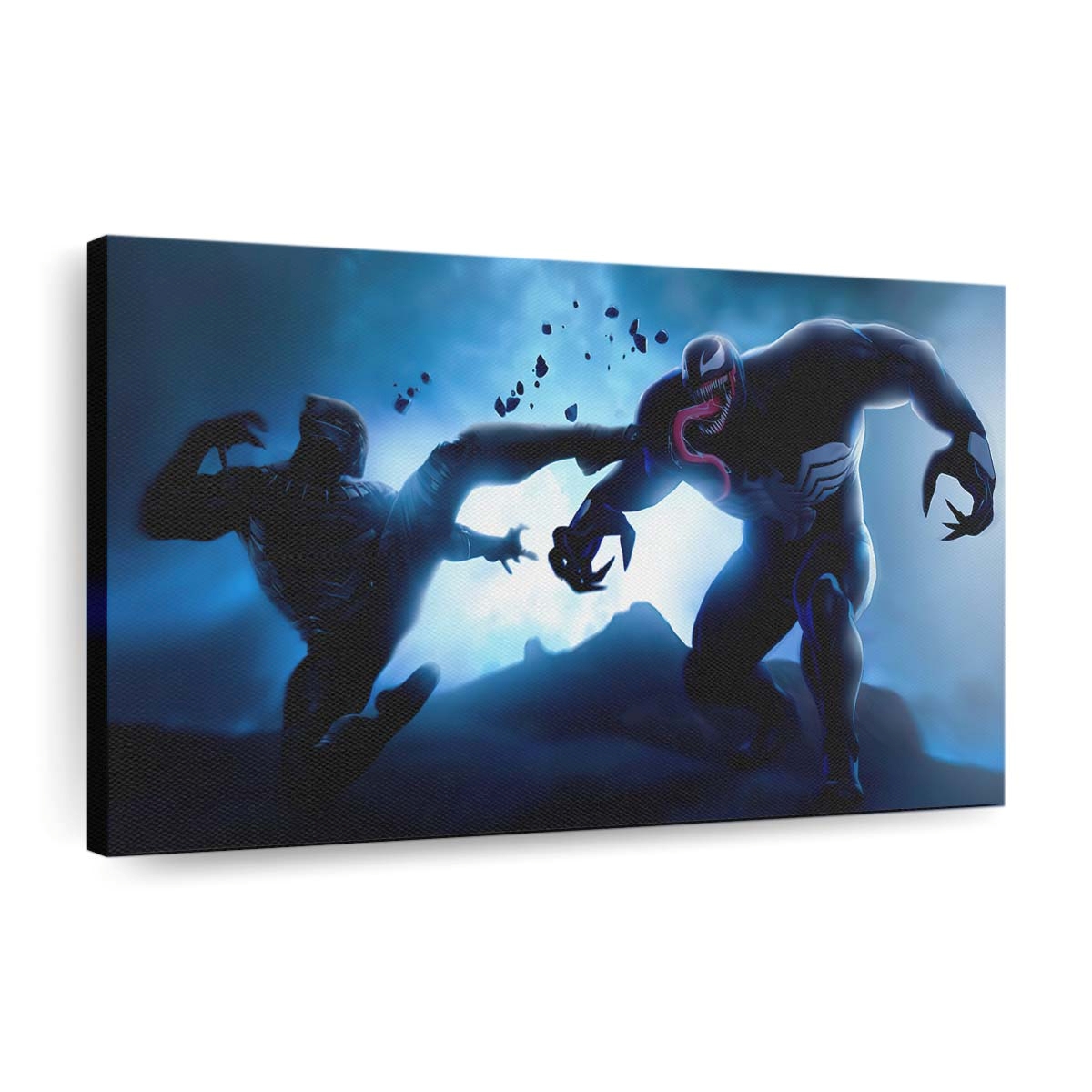 Black Panther Vs Venom Leinwandbilder | Wanddeko