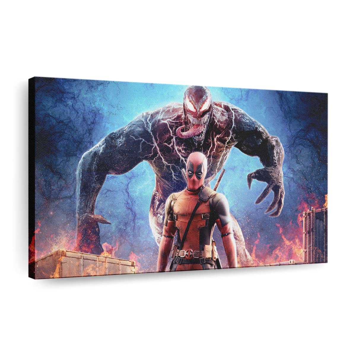 Deadpool X Venom Leinwandbilder | Wanddeko