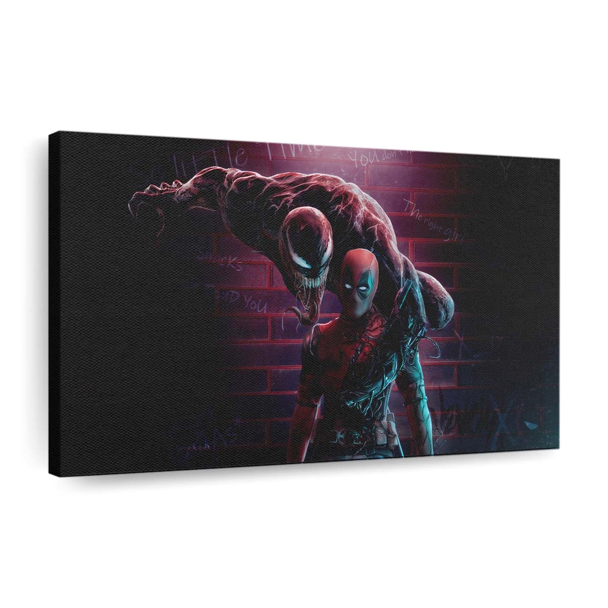Deadpool X Venom Unleashed Leinwandbilder | Wanddeko