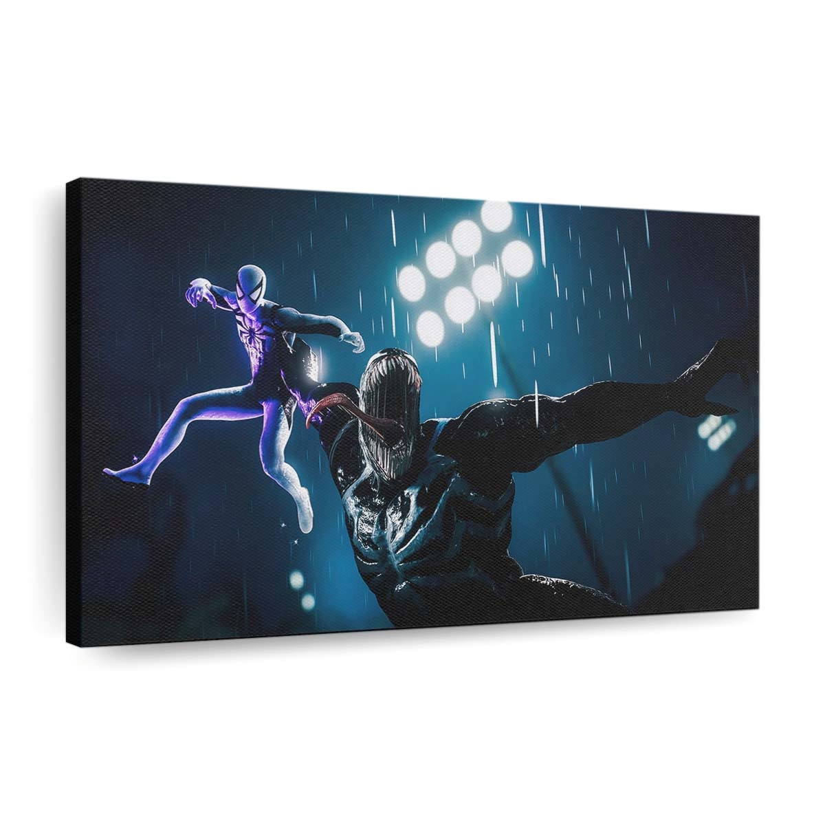 Spider Man 2 Face Off Leinwandbilder | Wanddeko