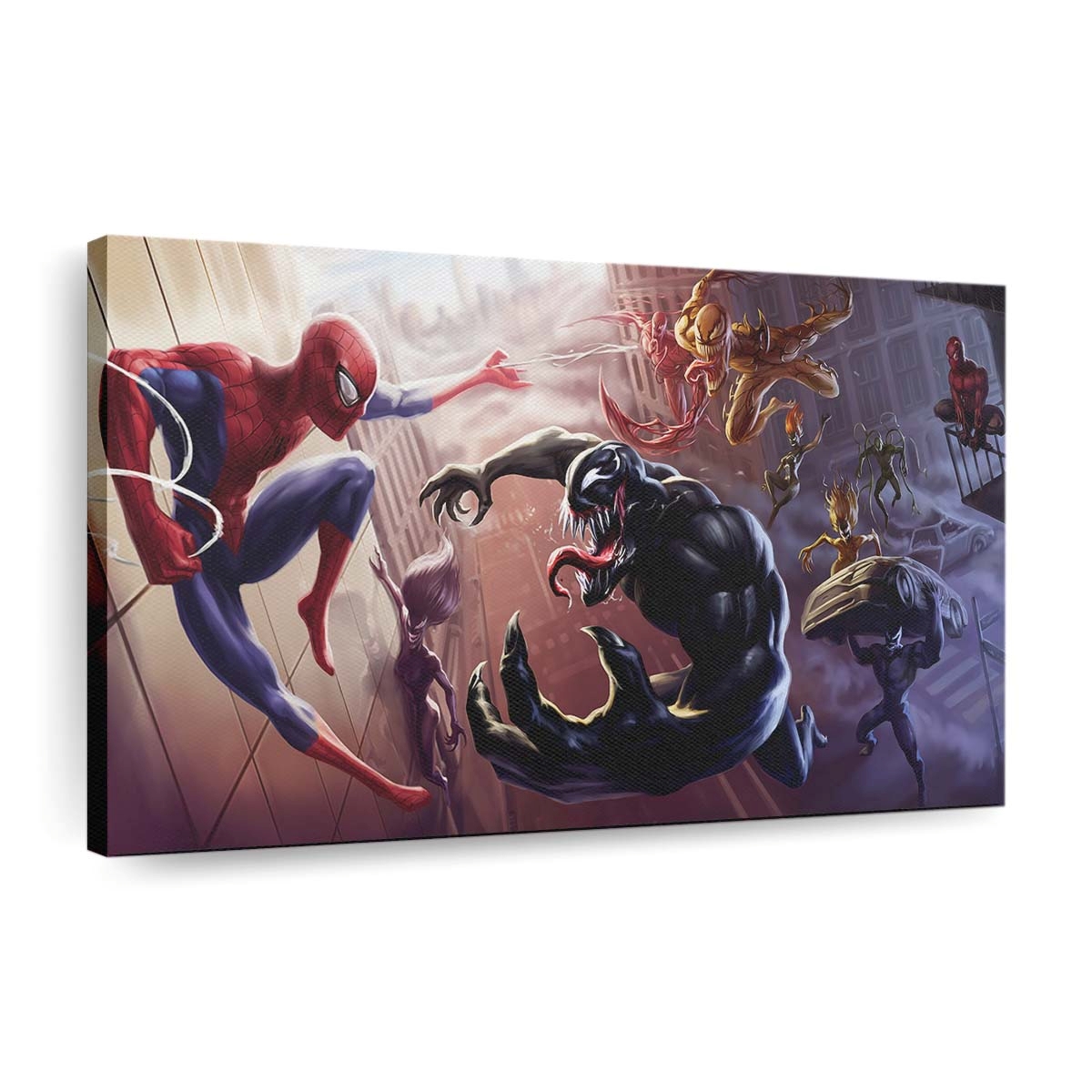 Spider Man Unlimited Venom Carnage Leinwandbilder | Wanddeko