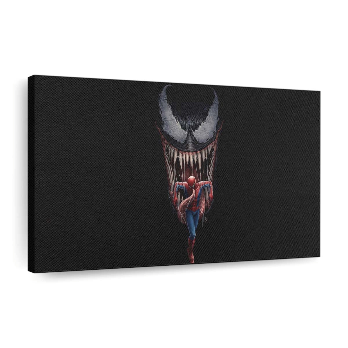 Spiderman And Venom Artwork Leinwandbilder | Wanddeko