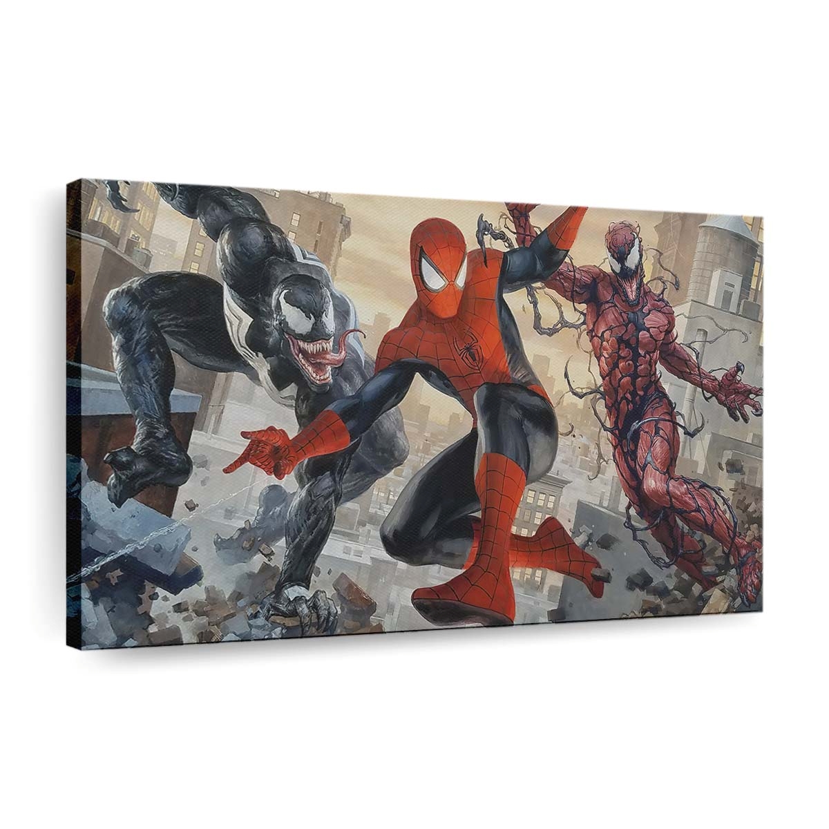 Spiderman Venom And Carnage Leinwandbilder | Wanddeko