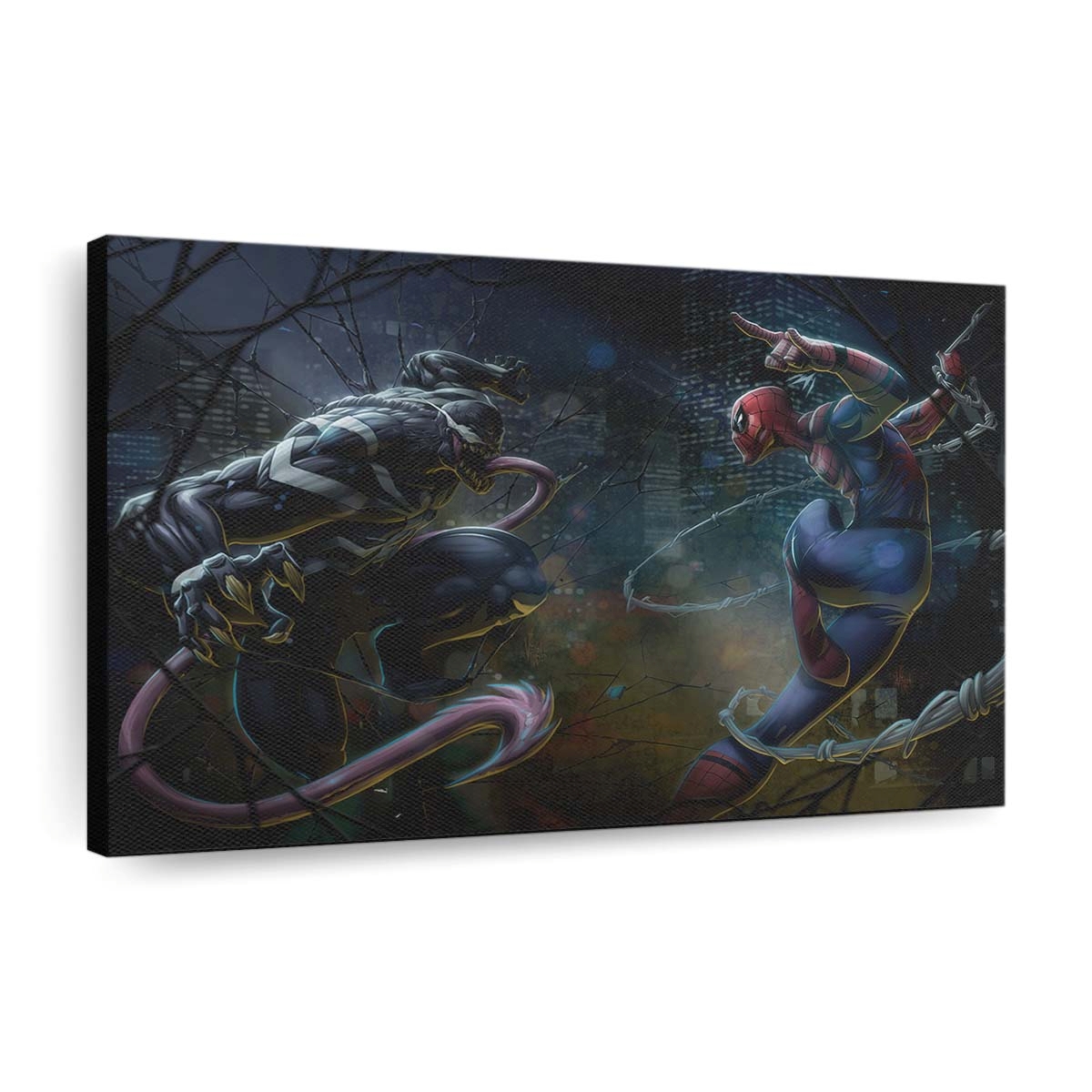Spidey Vs Venom Leinwandbilder | Wanddeko