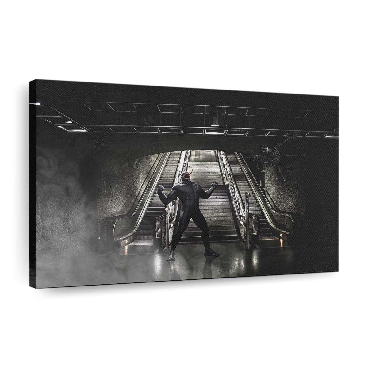 Symbiote Spider Man Vs Venom Leinwandbilder | Wanddeko