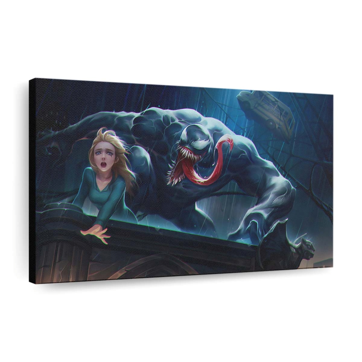 Venom About To Eat Girl Leinwandbilder | Wanddeko