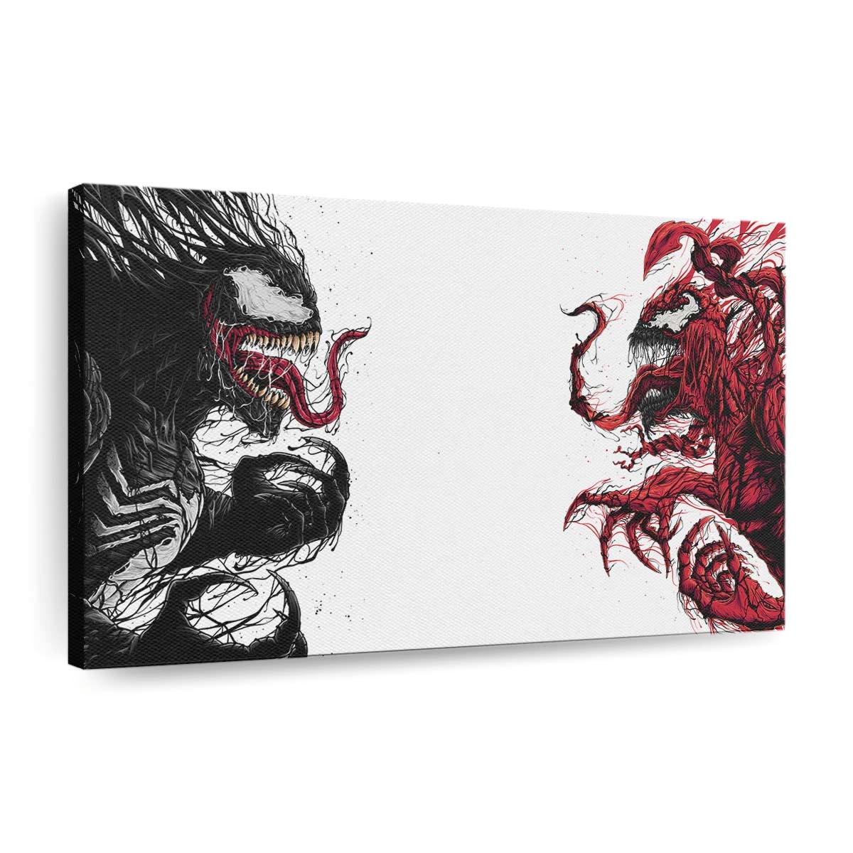 Venom And Carnage Artwork Leinwandbilder | Wanddeko