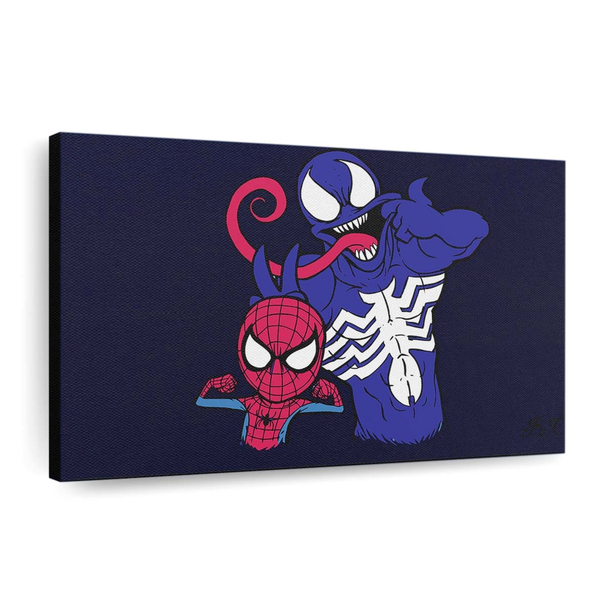 Venom And Spiderman Leinwandbilder | Wanddeko