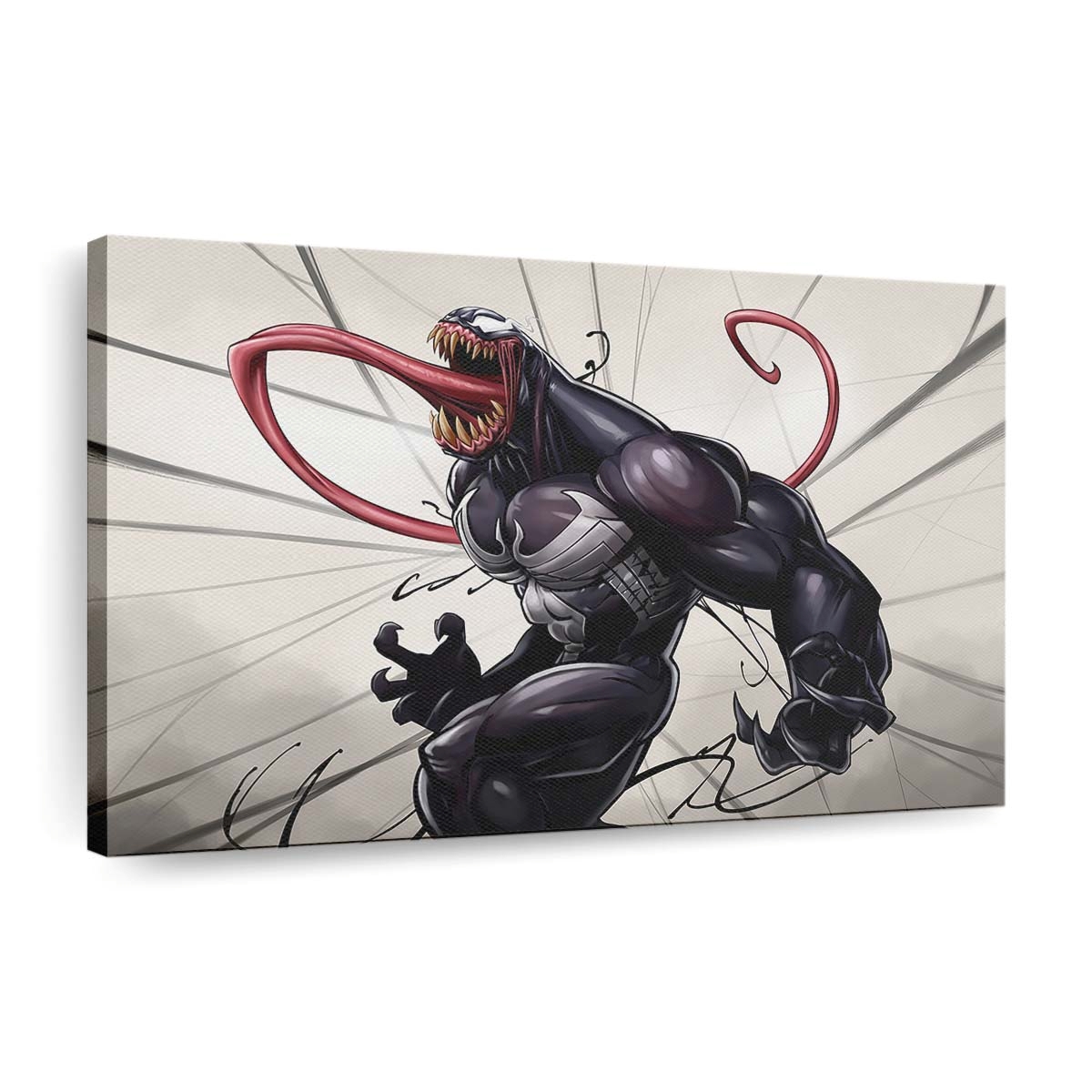 Venom Big Tongue Leinwandbilder | Wanddeko