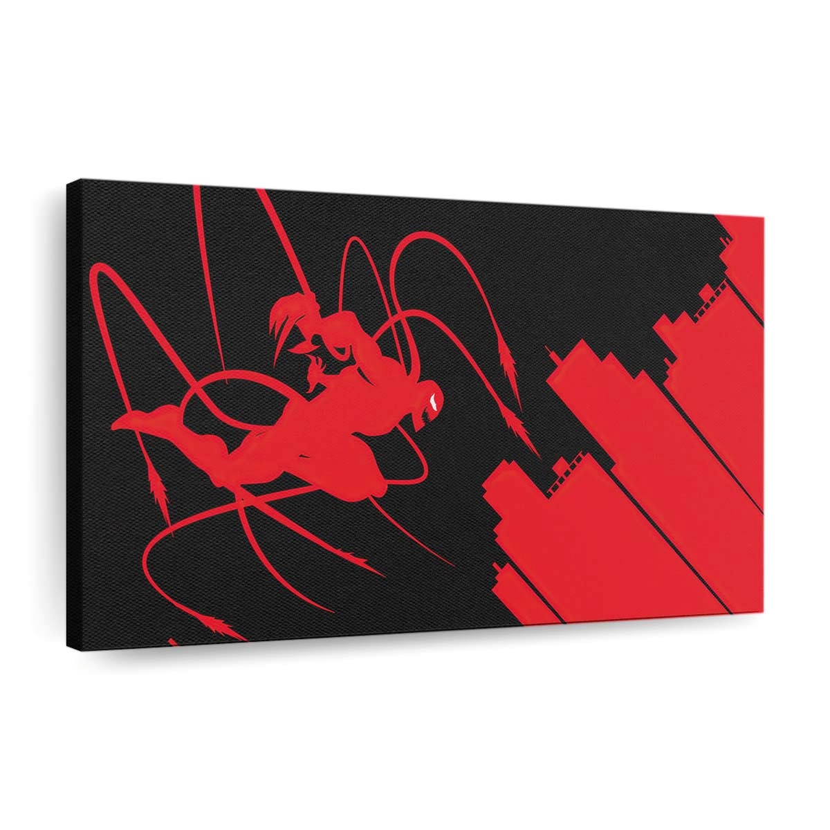 Venom Let There Be Carnage Red Minimal Leinwandbilder | Wanddeko