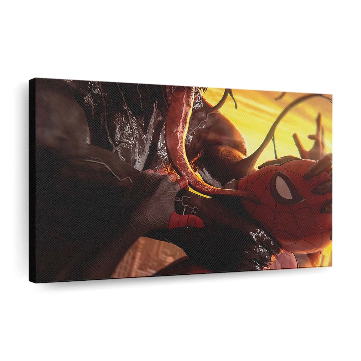 Venom Licks The Spiderman Leinwandbilder | Wanddeko