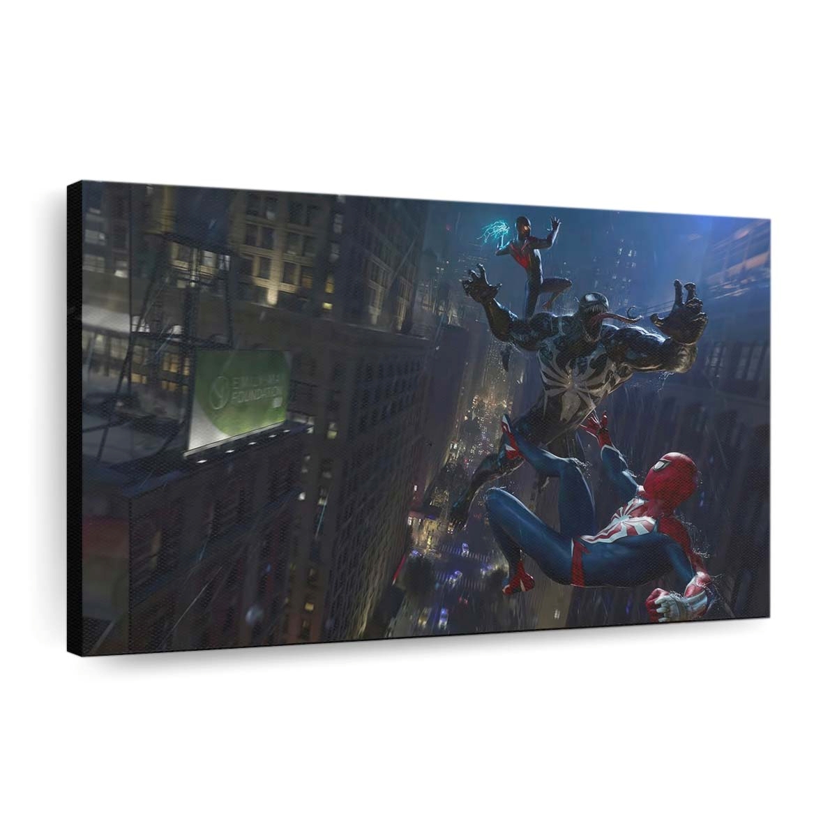 Venom Vs Miles Peter Leinwandbilder | Wanddeko