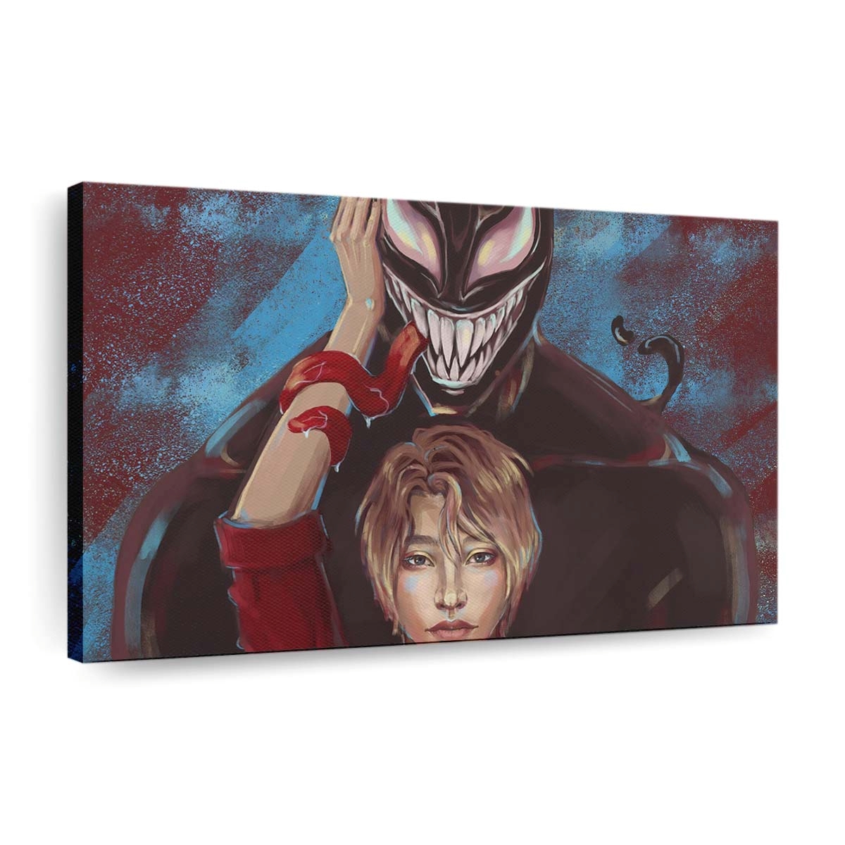 Venom With His Girl Leinwandbilder | Wanddeko