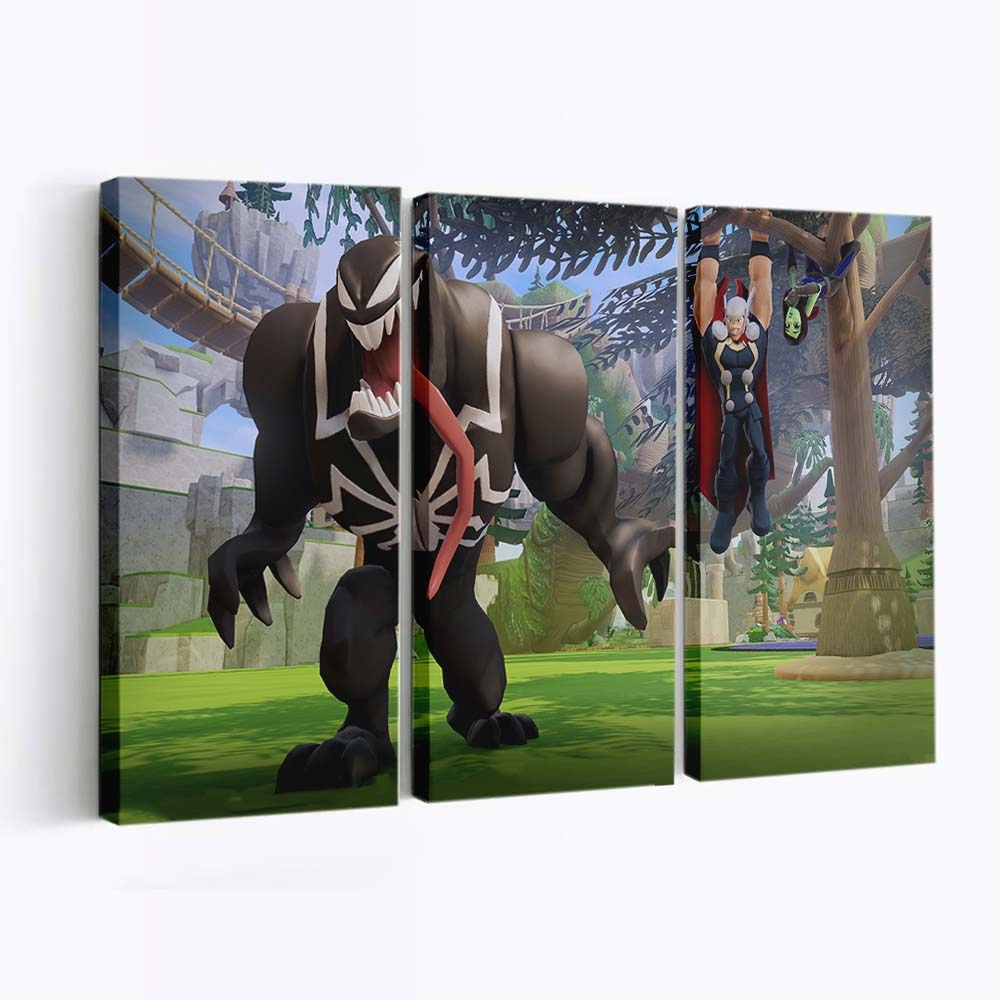 Marvel Disney Infinity Venom And Thor Leinwandbilder | Wanddeko