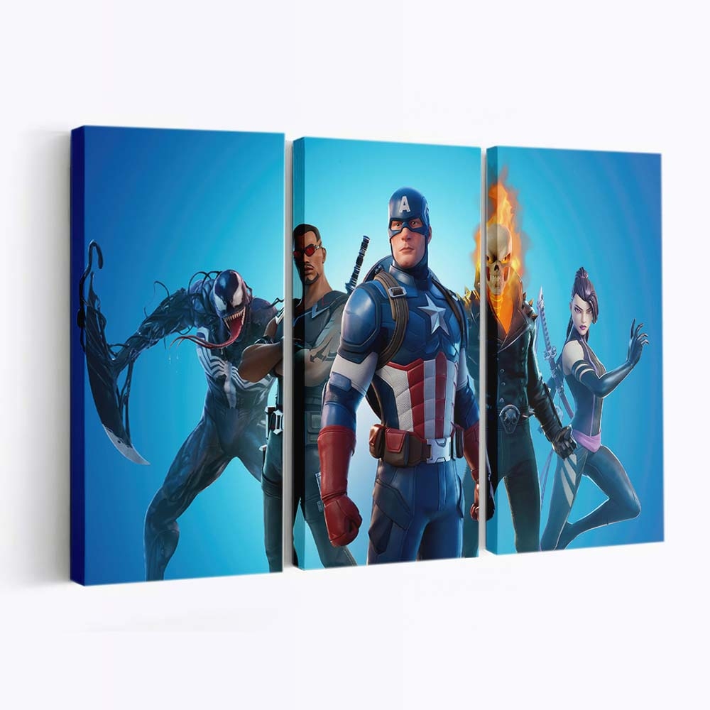 Marvel X Fortnite Leinwandbilder | Wanddeko