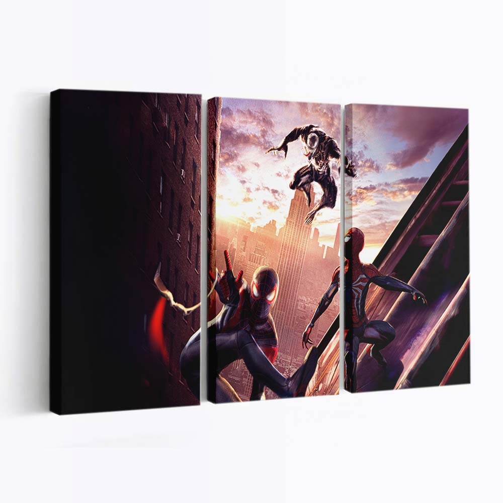 Marvels Spider Man 2 Game 2024 Leinwandbilder | Wanddeko