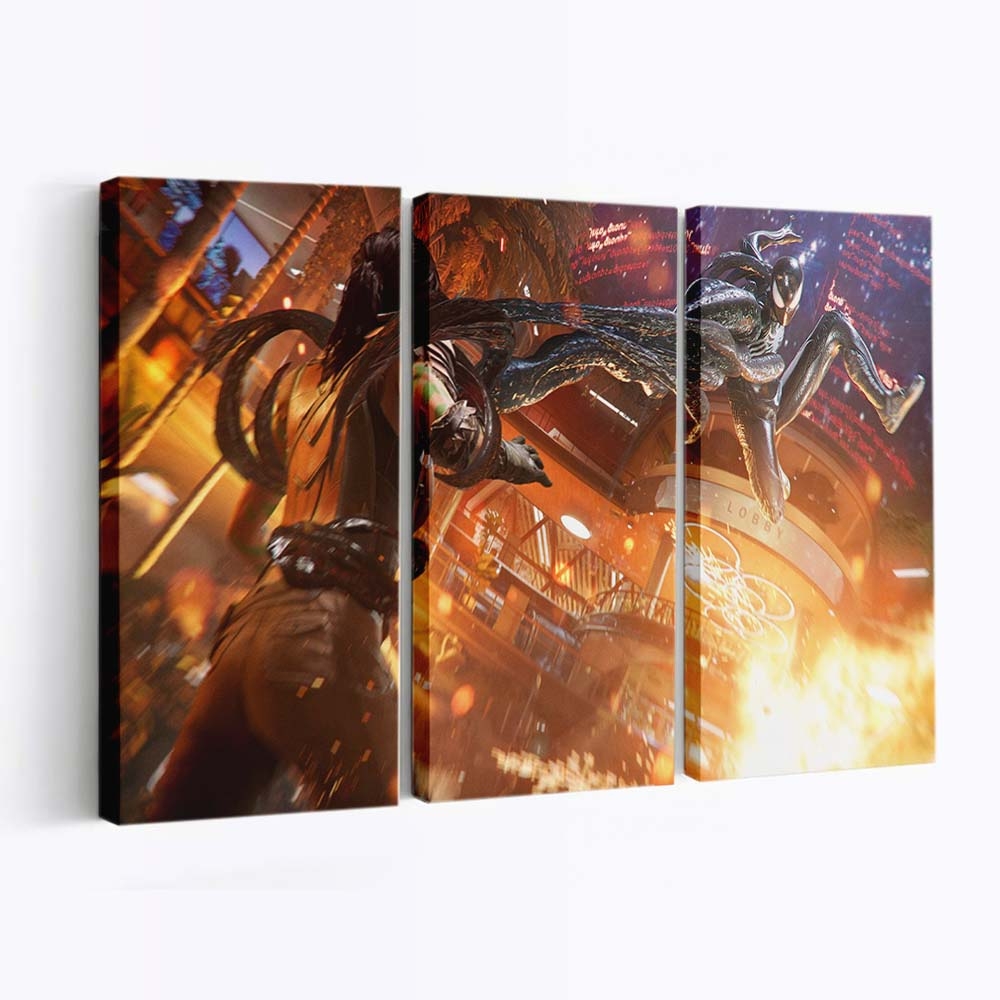 Marvels Spider Man 2 Venom Leinwandbilder | Wanddeko