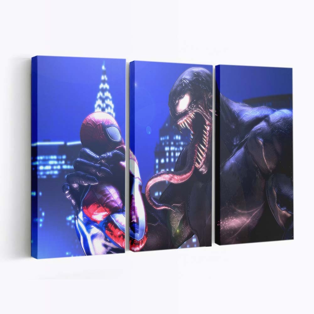 Spiderman And Venom Leinwandbilder | Wanddeko