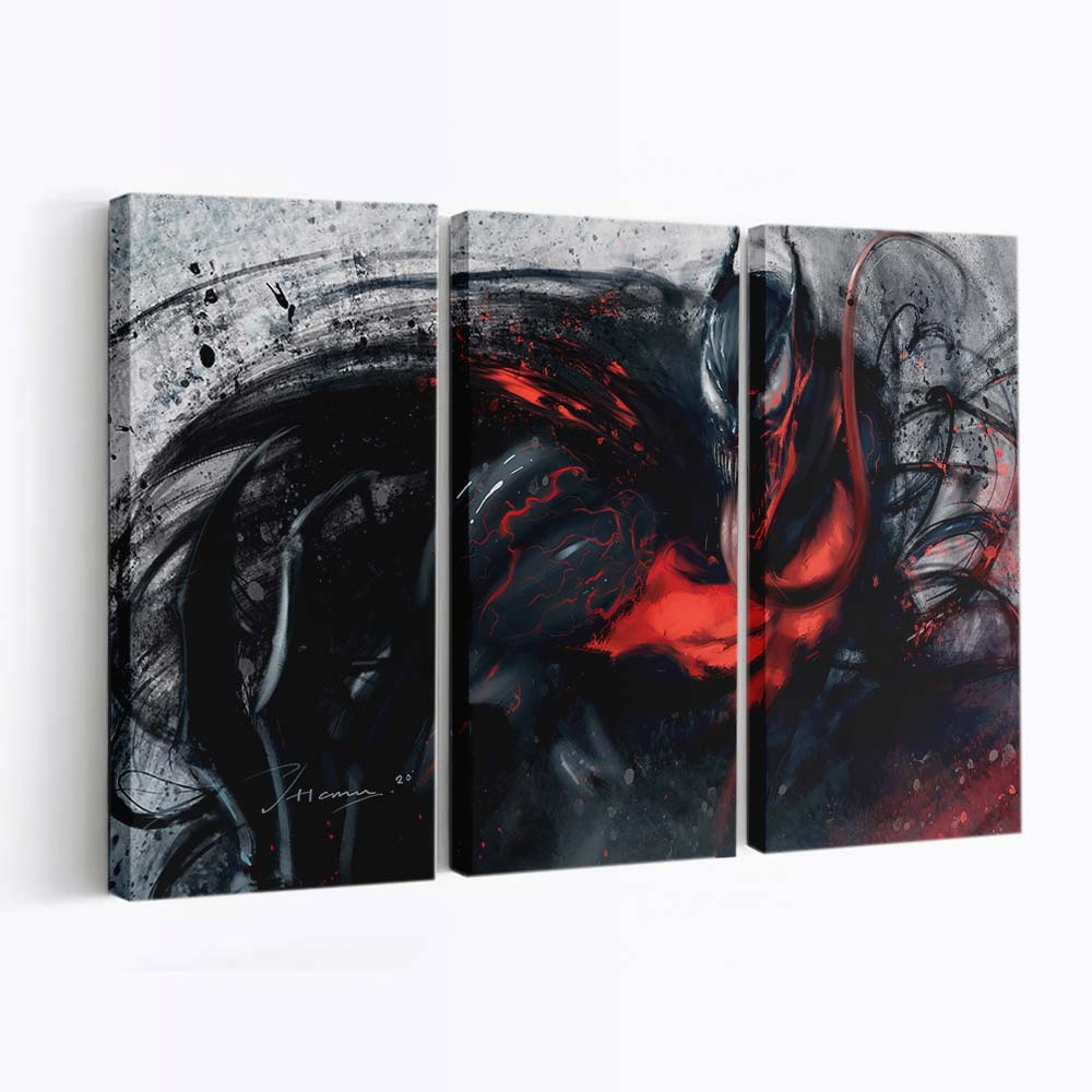 Venom 2020 Monochrome Leinwandbilder | Wanddeko