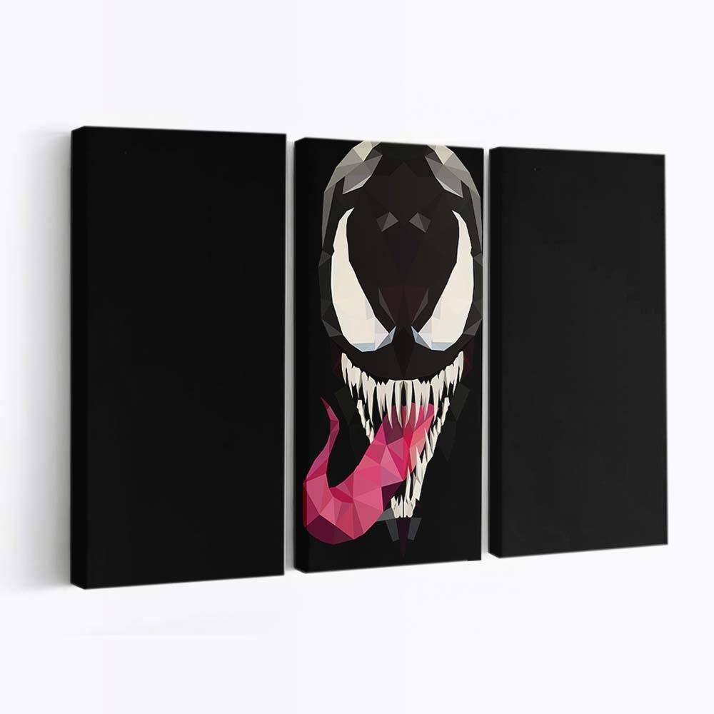 Venom Minimalism Artwork Leinwandbilder | Wanddeko
