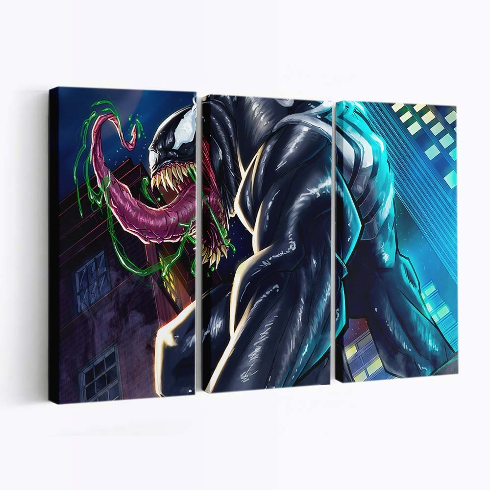 Venom Sketch Art Leinwandbilder | Wanddeko
