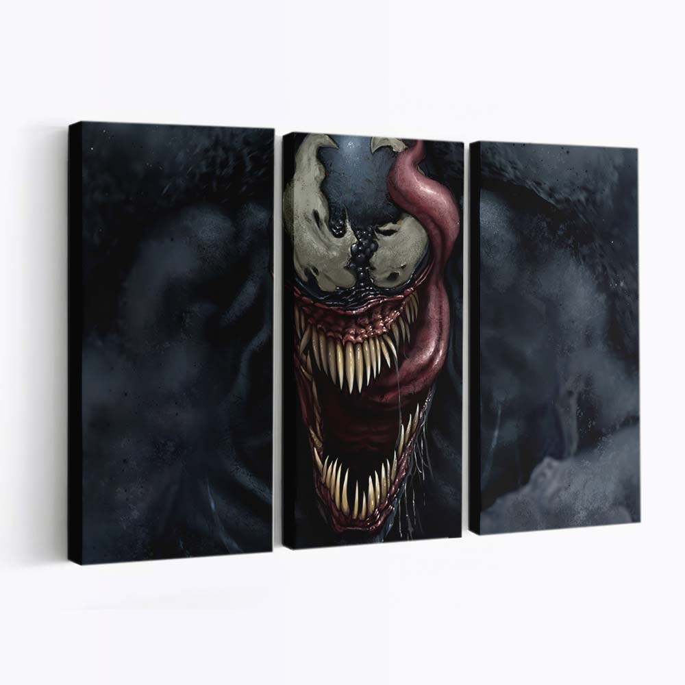 Venom Big Face Leinwandbilder | Wanddeko
