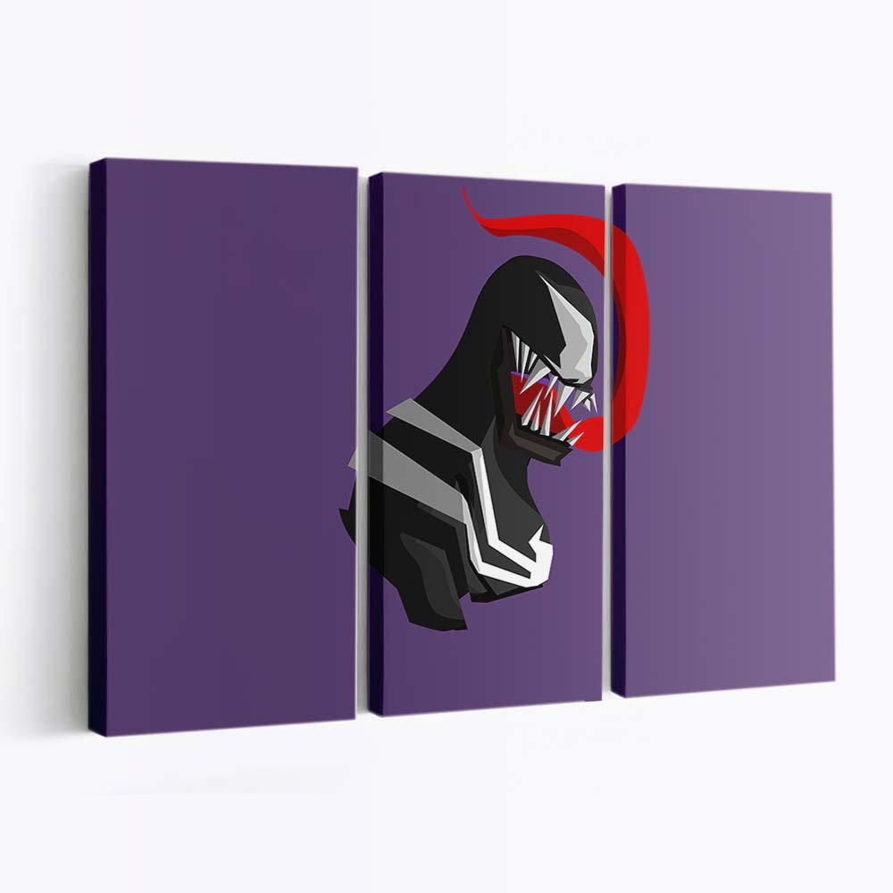 Venom Minimalist Leinwandbilder | Wanddeko