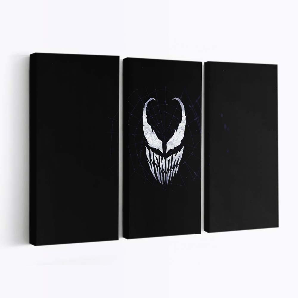 Venom Minimalist Logo Leinwandbilder | Wanddeko