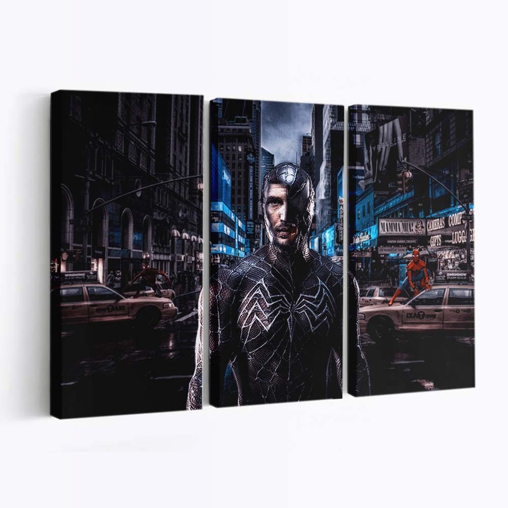 Venom Seeking Through City Leinwandbilder | Wanddeko