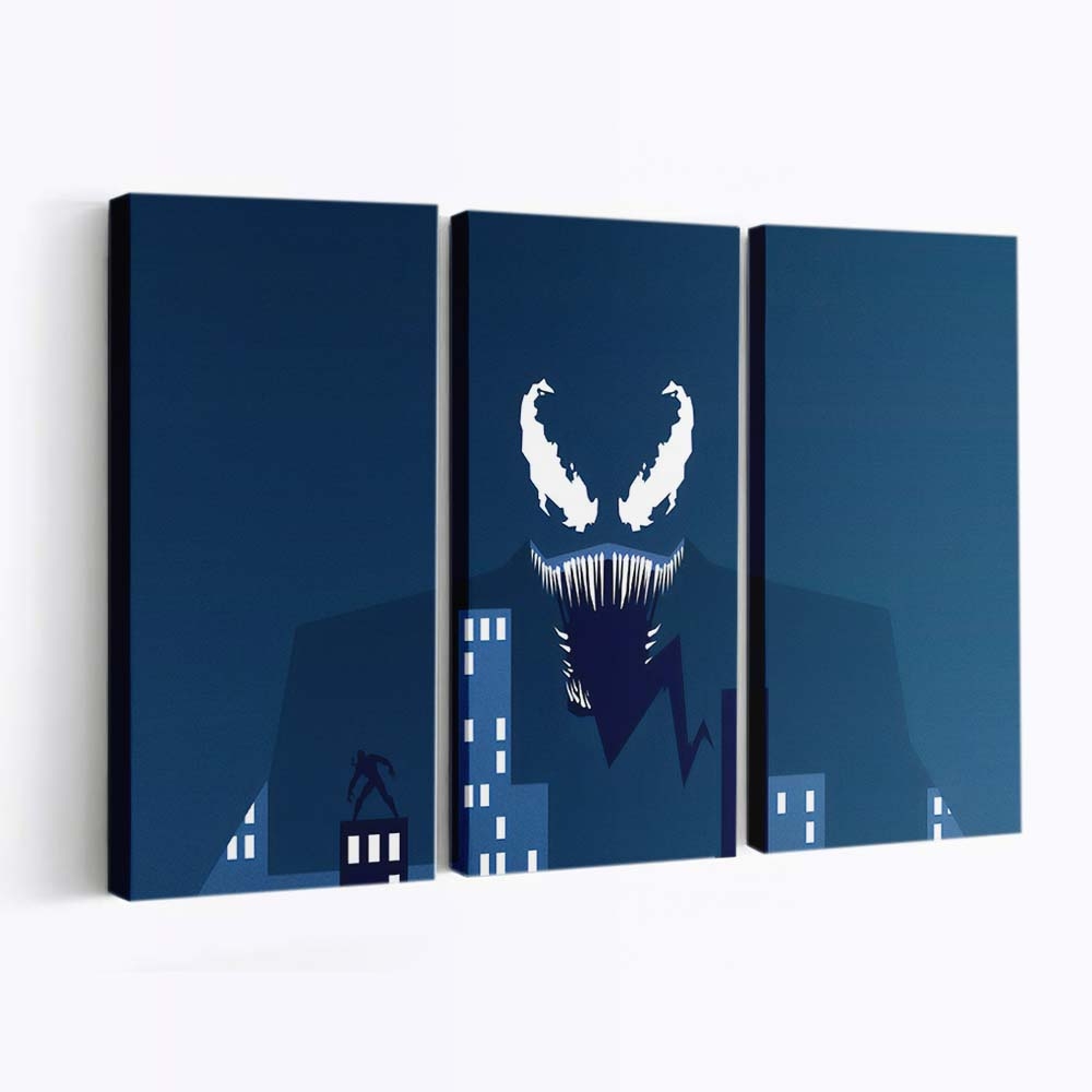 Venom Superhero Digital Art Leinwandbilder | Wanddeko