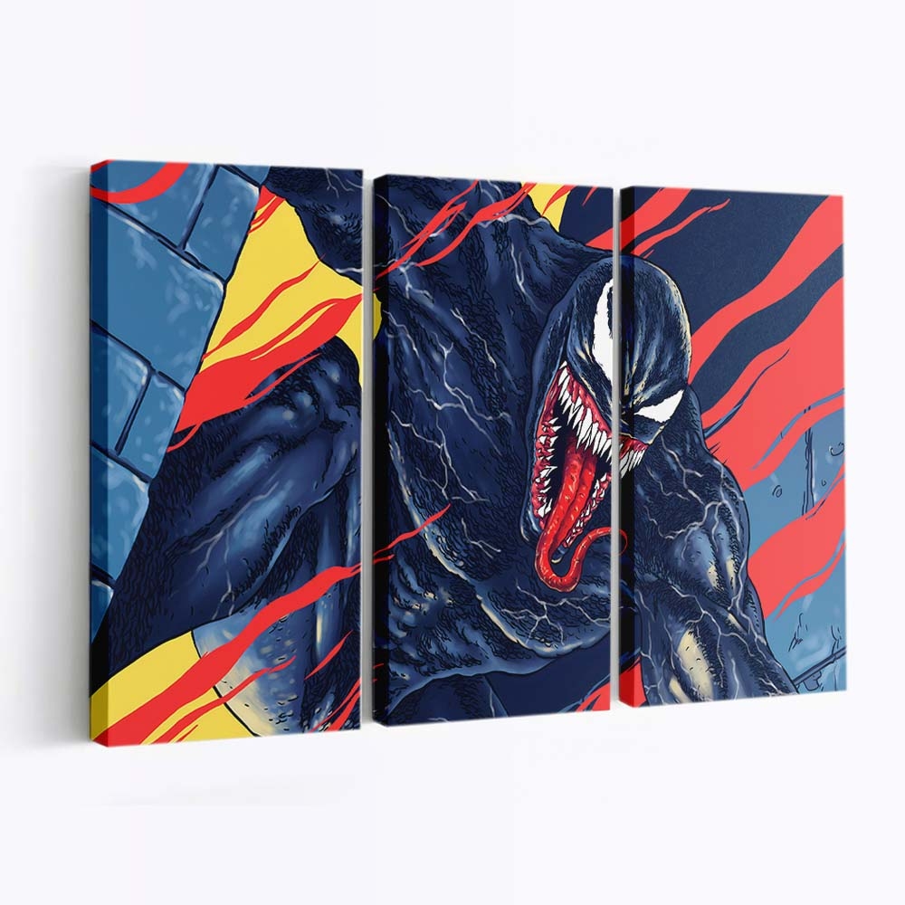 Venom Take Over City Leinwandbilder | Wanddeko