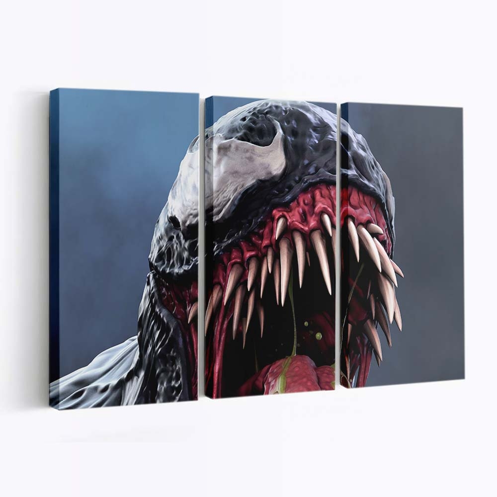 Venom Tongue Out Leinwandbilder | Wanddeko
