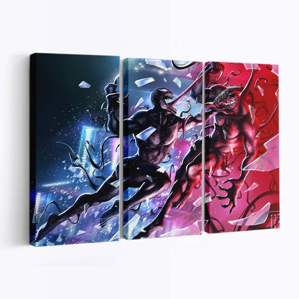 Venom Vs Carnage Leinwandbilder | Wanddeko