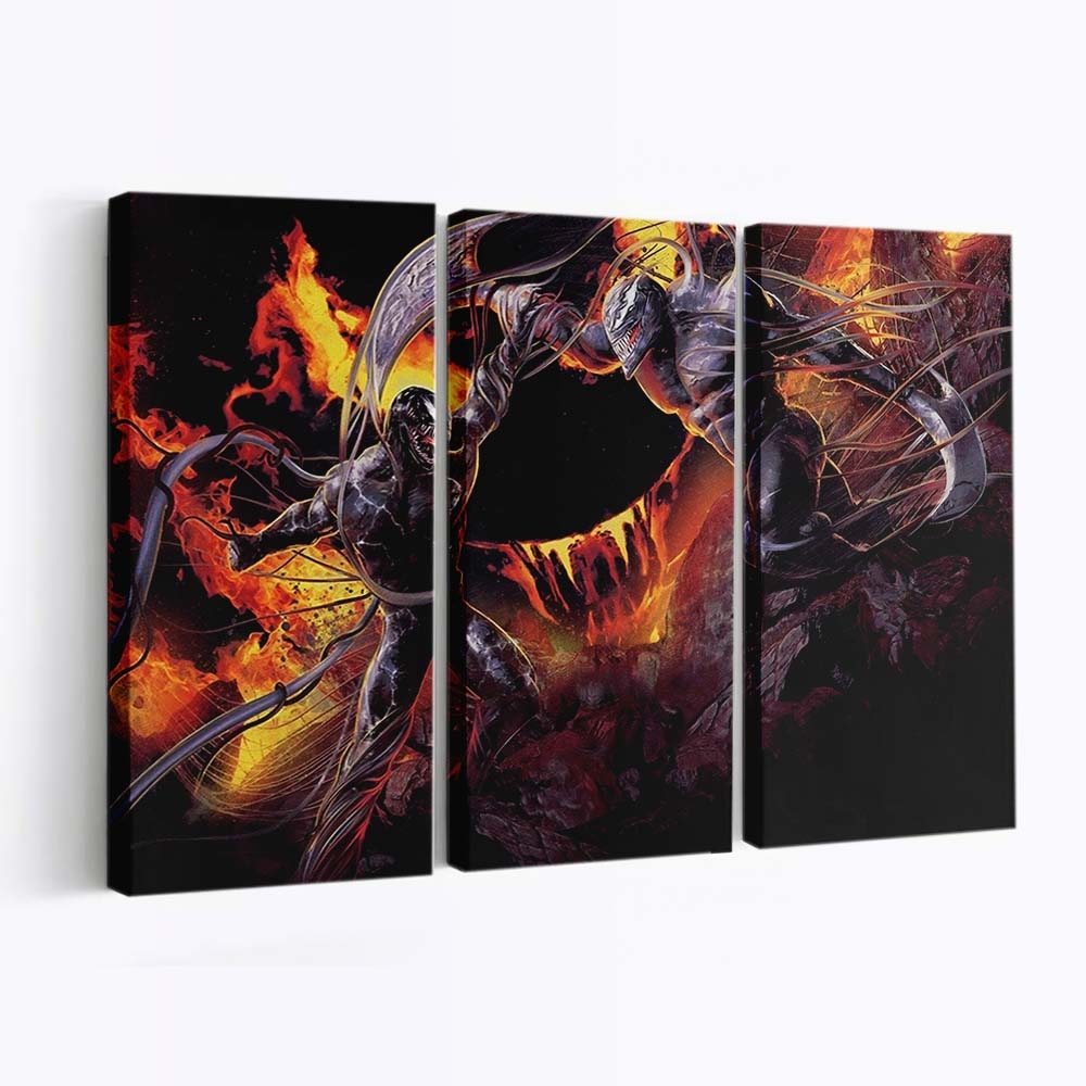 Venom Vs Riot 2 Leinwandbilder | Wanddeko