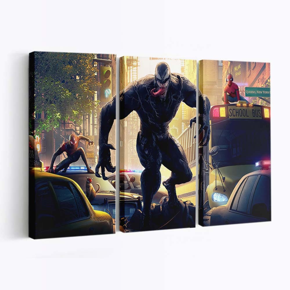 Venom Vs Spidermans Leinwandbilder | Wanddeko