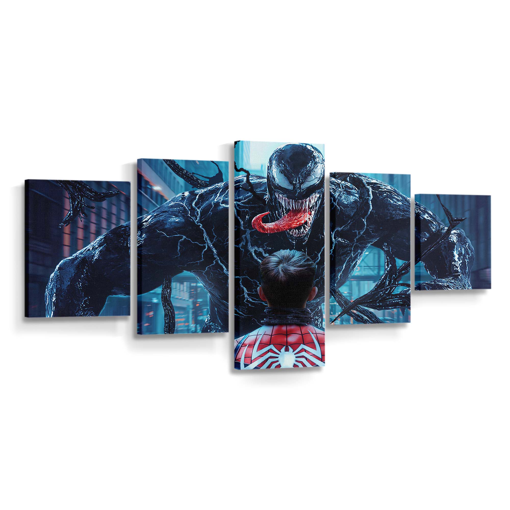 Spider Man Vs Venom Leinwandbilder | Wanddeko Venom Leinwandbild