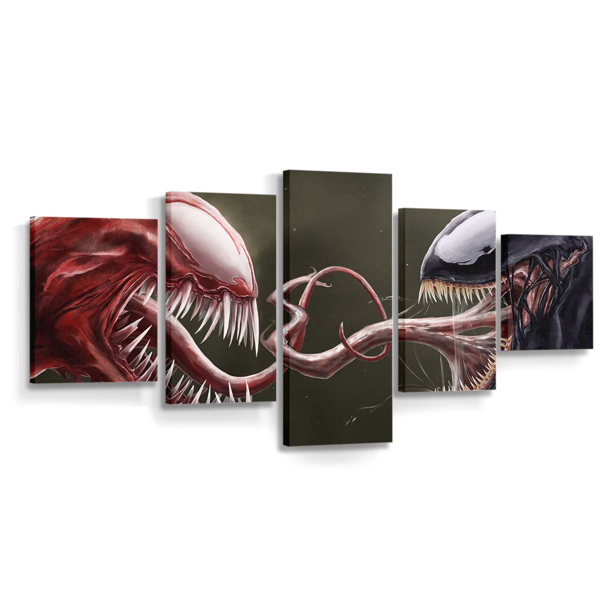 Carnage And Venom Artwork Leinwandbilder | Wanddeko Venom Leinwandbild