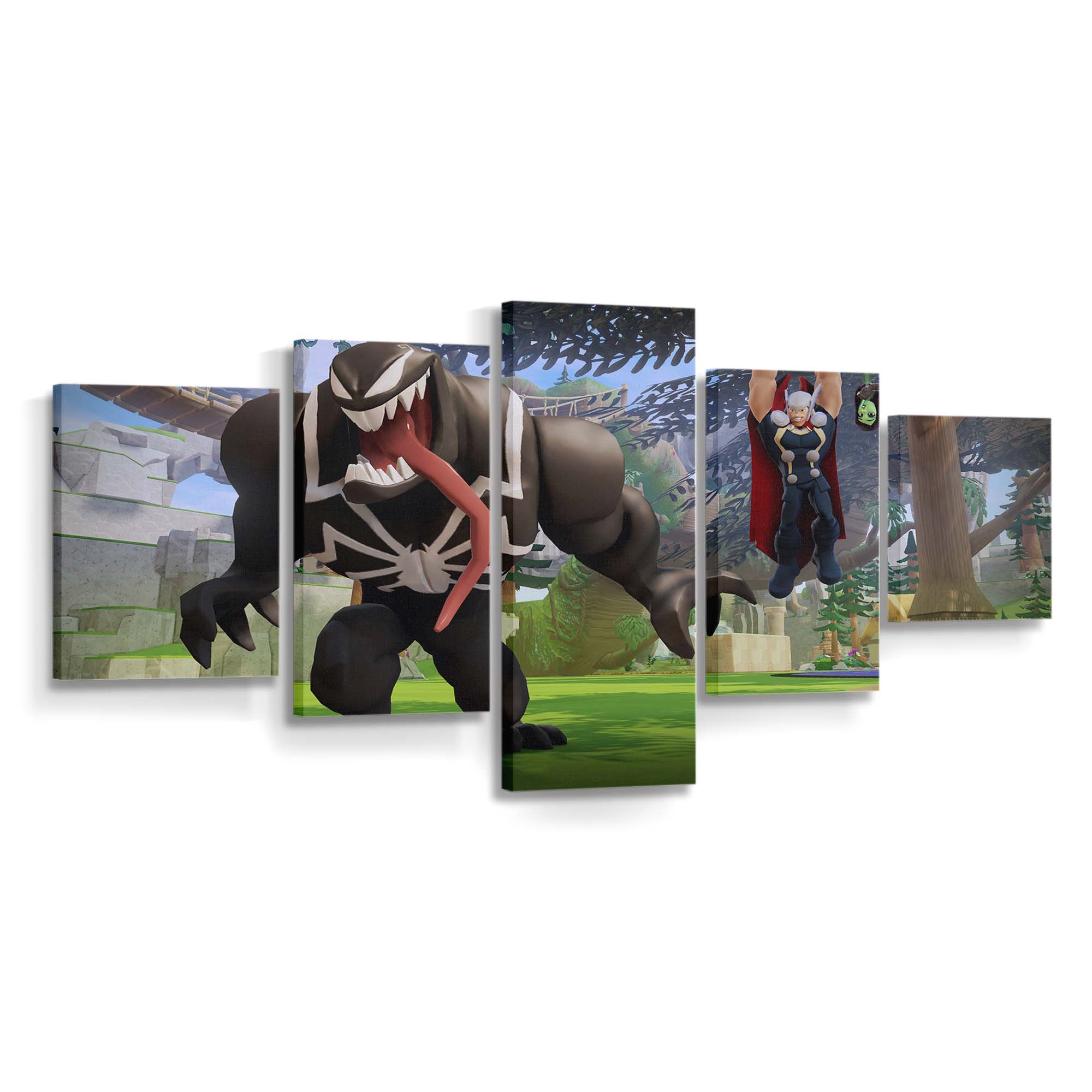 Marvel Disney Infinity Venom And Thor Leinwandbilder | Wanddeko Venom Leinwandbild