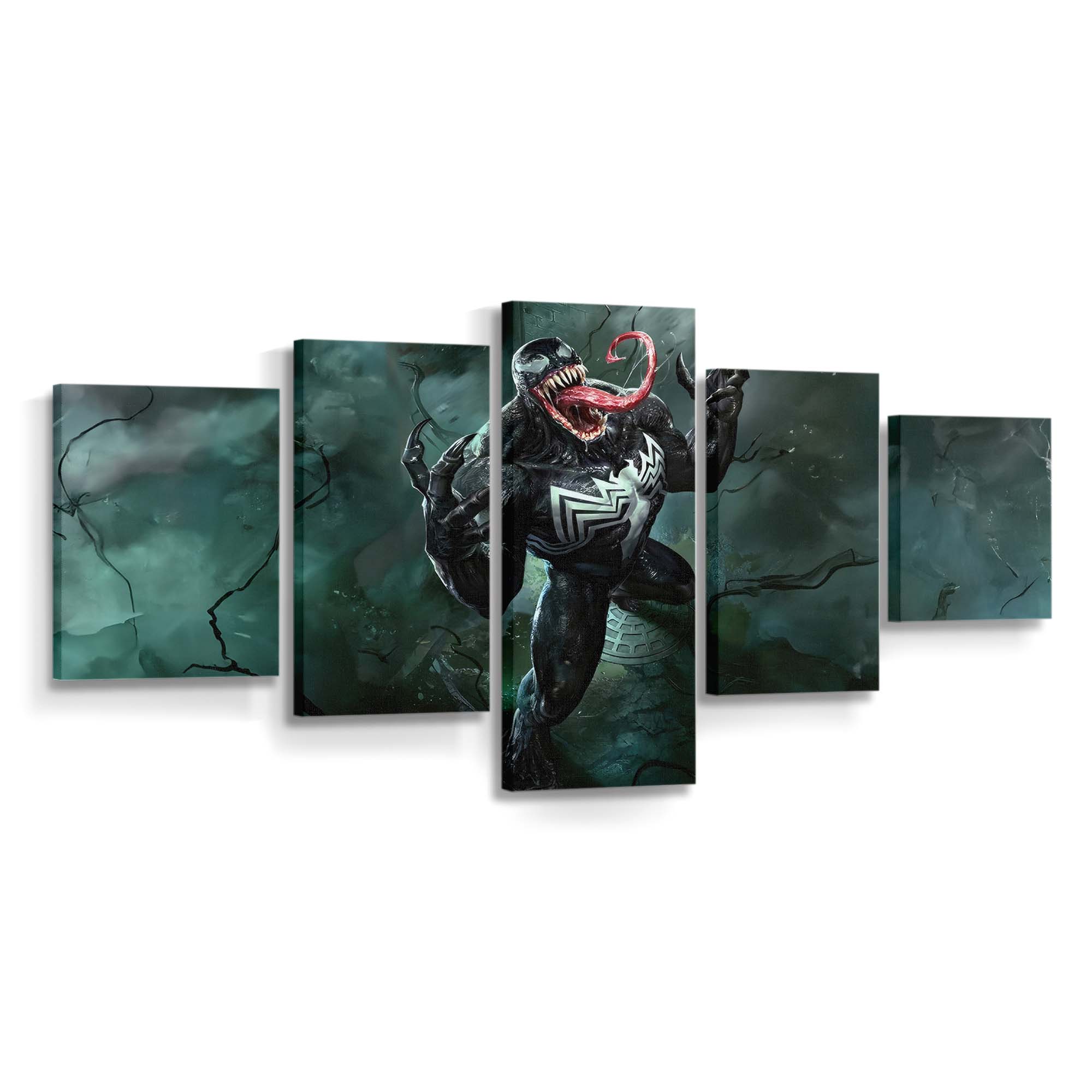 Marvel Duel Venom Leinwandbilder | Wanddeko Venom Leinwandbild
