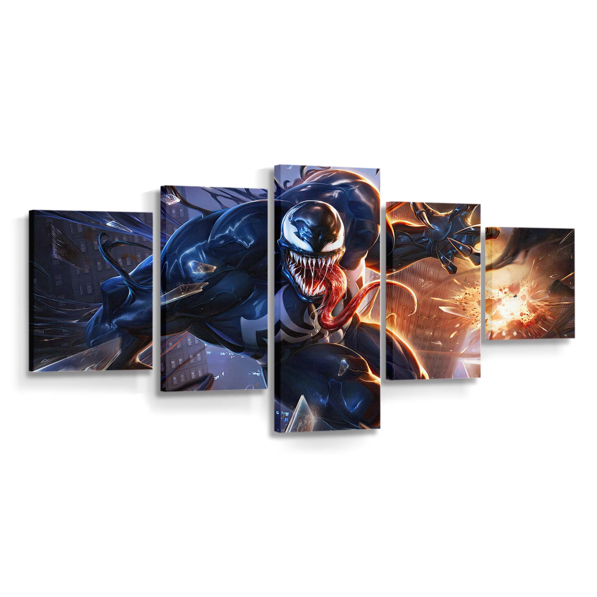 Marvel Super War Venom Leinwandbilder | Wanddeko Venom Leinwandbild