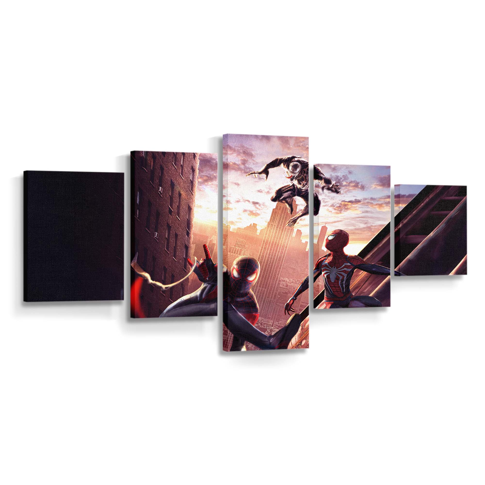 Marvels Spider Man 2 Game 2024 Leinwandbilder | Wanddeko Venom Leinwandbild