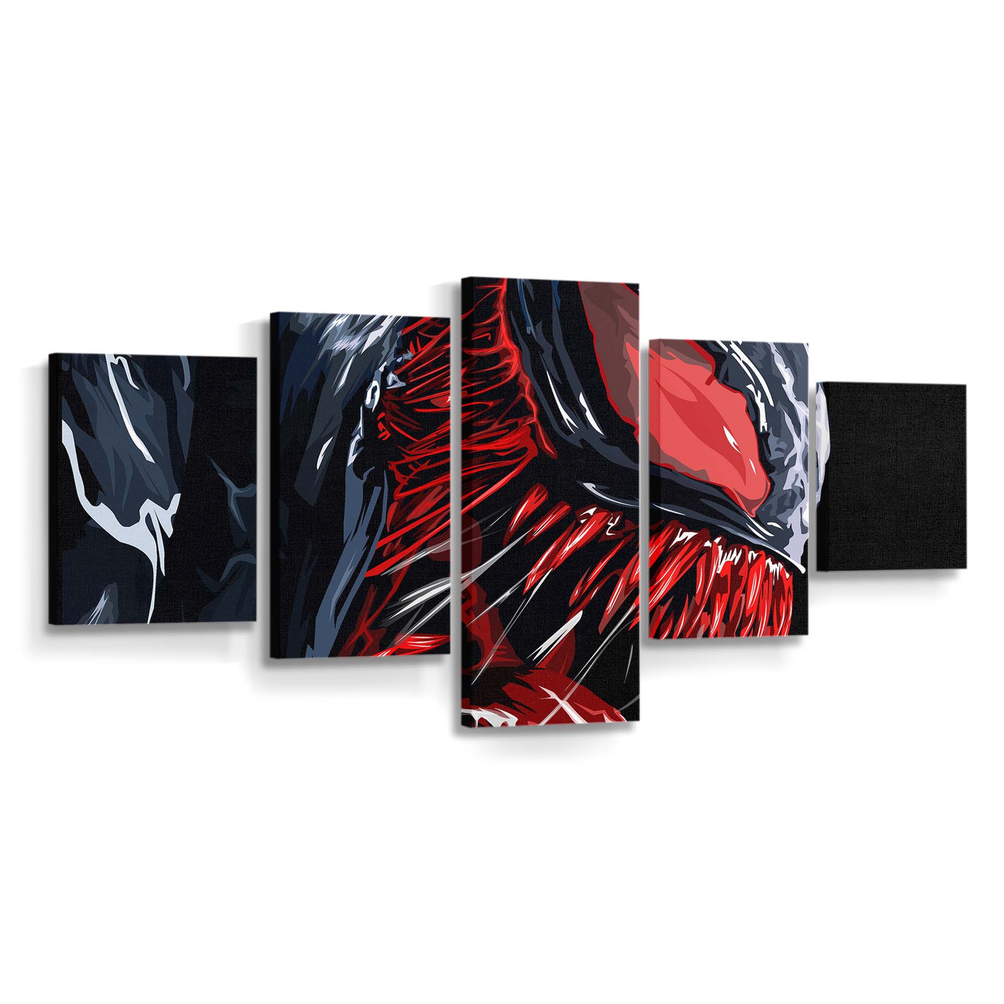 Red Venom Artwork Leinwandbilder | Wanddeko Venom Leinwandbild