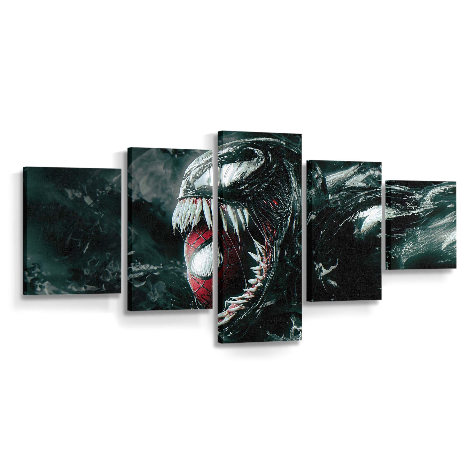 Spider And Venom Origin Leinwandbilder | Wanddeko Venom Leinwandbild